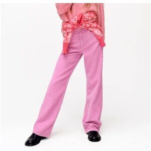 Zara Pink Wide Leg Pants